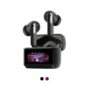 Promate Arix Wireless Earbuds with ANC, ENC & Smart Display