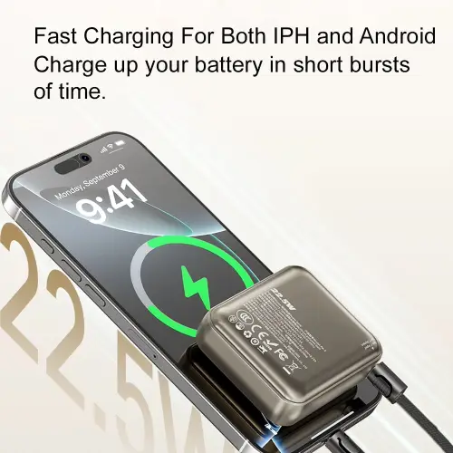 AWEI GD21 PRO 20000mAh 22.5W Powerbank Black - View 2