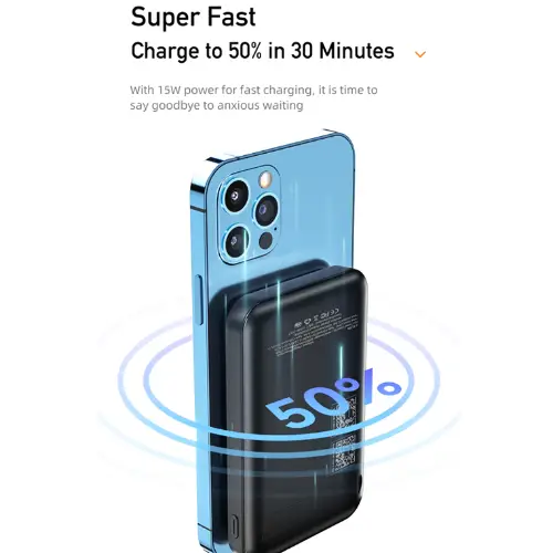 Awei P139K Magnetic Charging Powerbank 10000mAh - View 2