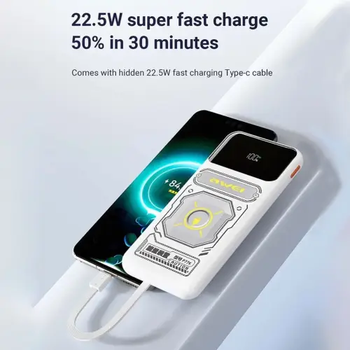 Awei P77K 22.5W 10,000MAH Powerbank - View 5