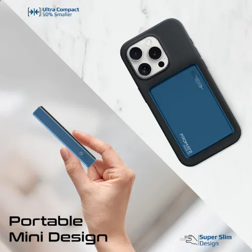 Promate Blade-10 Ultra-Compact Aluminum Crafted MagSafe Compatible Wireless PowerBank - View 4