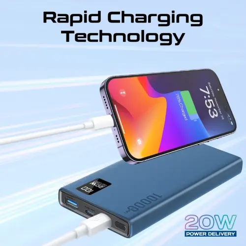 Promate Bolt-10PD Compact Smart Charging Power Bank - View 4