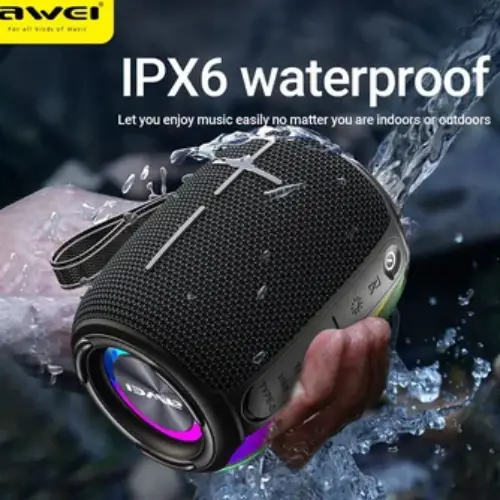 AWEI Y525 10 Watts Bluetooth Speaker Black - View 5