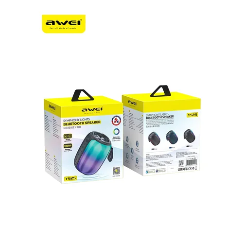AWEI Y525 10 Watts Bluetooth Speaker Black - View 2