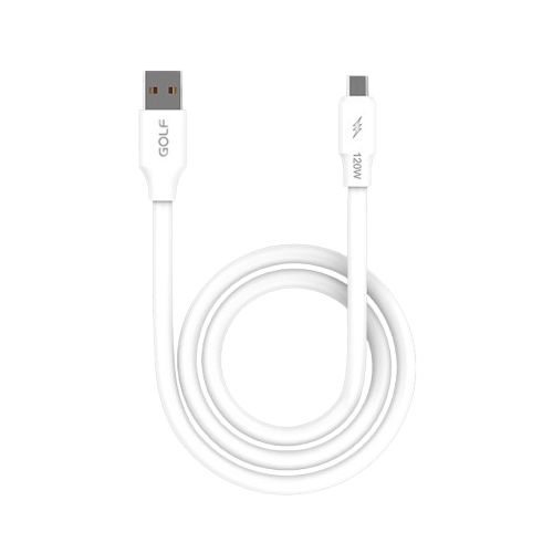 Cable Only Golf Gc-98M 120W 6A Micro Usb Pvc Tube Cable White - View 3