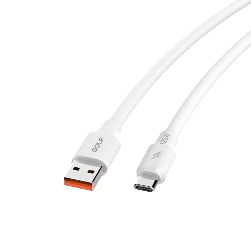 Cable Only Golf Gc-98T 120W 6A Type-C Pvc Tube Cable White - View 5