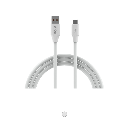 Cable Only Golf Gc-98T 120W 6A Type-C Pvc Tube Cable White