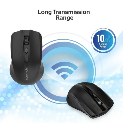 Promate Clix-8 2.4GHz Wireless Ergonomic Optical Mouse - View 4