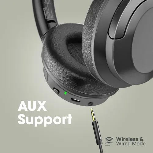 Promate Concord ANC High-Fidelity Stereo Wireless Headphones - View 4