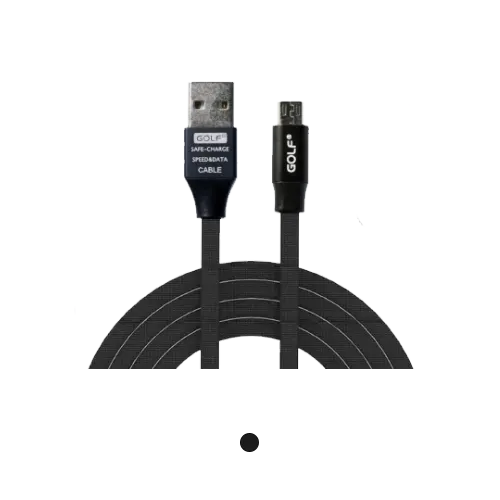 Golf GC55 Braided Charger and Data Cable - W/Aluminum Case