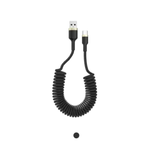 Golf GC-72 Coil Spring Type-C Data Sync and Charging Cable