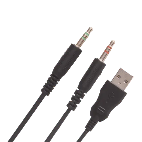 XO GE02 USB 3.5mm Headset with Mic - View 4