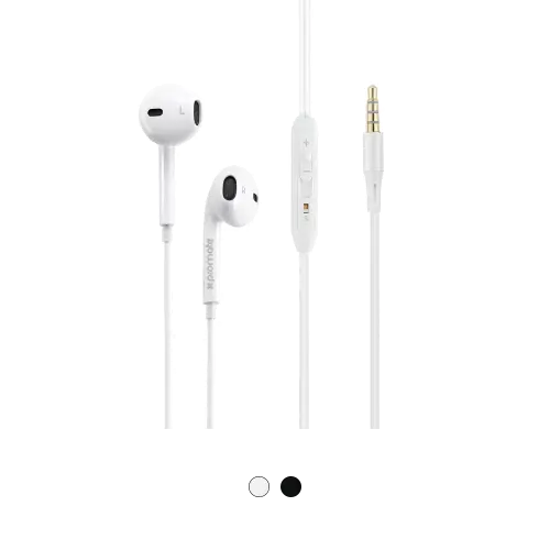 Promate GearPod-IS2 Lightweight High-Performance Stereo Earbuds