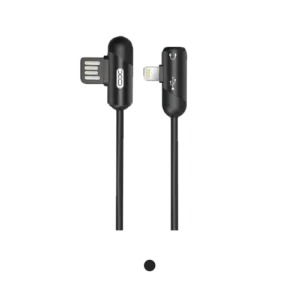 XO NB38 T-TYPE Lightning Charging and Data Cable with Lightning Audio Port