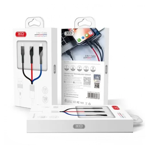 XO NB54 3 IN 1 Data and Charging Cable - View 3