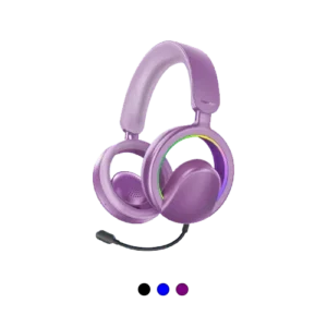 Promate Novon High-Fidelity Open Ear Wireless Over-Ear Headphones with Detachable Mic