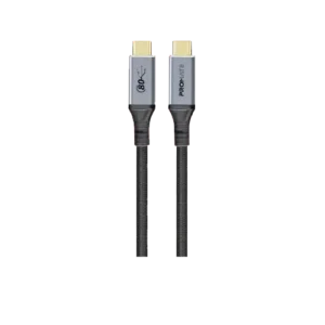Promate PowerBolt5-80G High-Speed 80Gbps USB4™ Cable with 240W PD Support