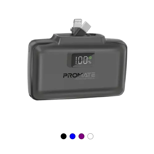 Promate PowerUp-10Duo Ultra-Compact Fast Charging Power Bank