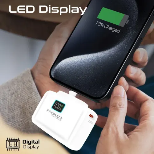 Promate PowerUp-10Duo Ultra-Compact Fast Charging Power Bank - View 3