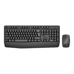 Promate ProCombo-14 Ergonomic Wireless Multimedia Keyboard with Palm Rest and Ambidextrous Mouse