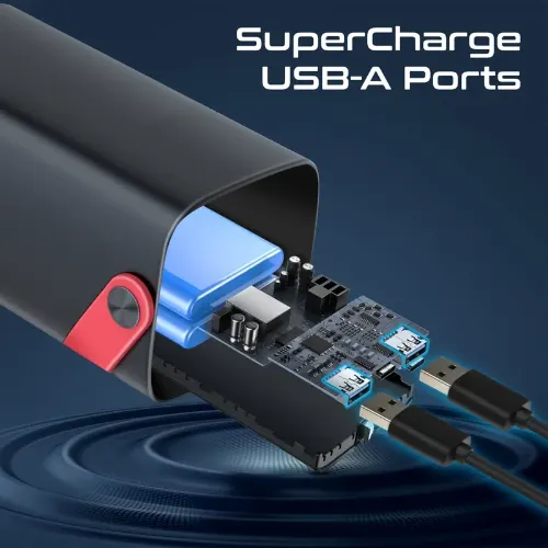 Promate  PowerMine-80Pro 80000mAh High-Capacity 100W Ultra-Fast-Charging Power Pack - View 4