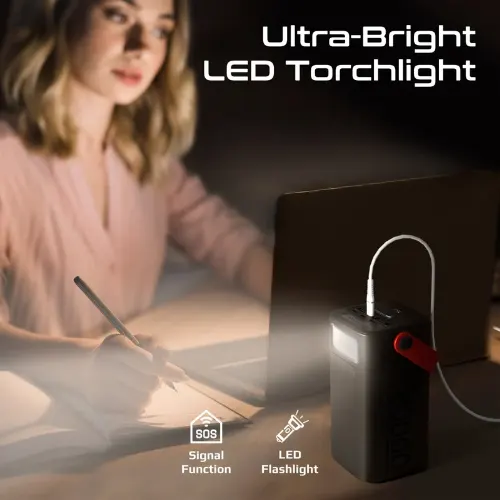 Promate  PowerMine-80Pro 80000mAh High-Capacity 100W Ultra-Fast-Charging Power Pack - View 2