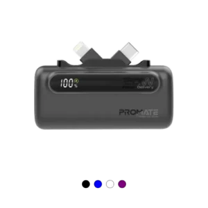 Promate PowerUp-Duo Ultra-Compact Fast Charging Power Bank