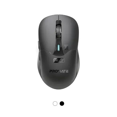 Promate Samo Dual Mode Rechargeable Wireless Mouse with BT & RF Connectivity