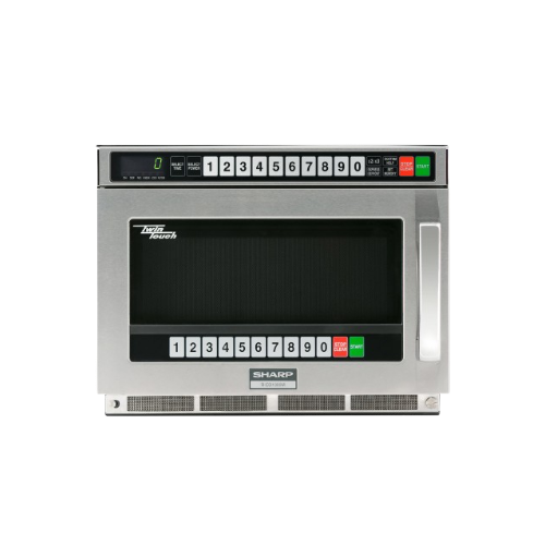 Sharp TwinTouch 1800 Watt Commercial Microwave Oven with Dual TouchPads (RCD1800M)