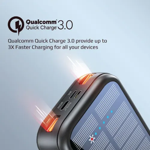Promate SolarTank-20PDCi Solar Power Bank - View 3