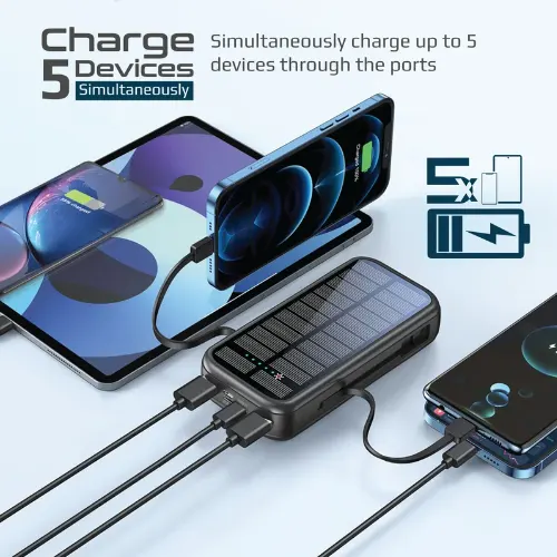 Promate SolarTank-20PDCi Solar Power Bank - View 2