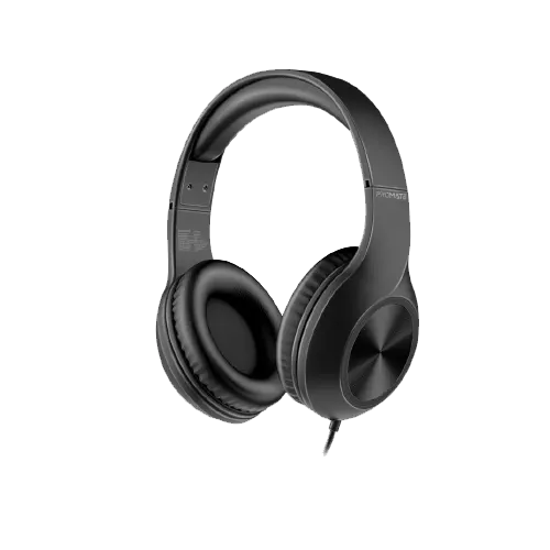 Promate Spike Over-Ear High Definition Wired Headset With in-Line Microphone