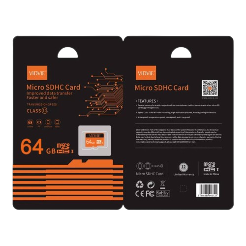 Vidvie 64GB Class 10 MicroSd - View 4