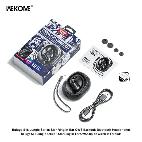 WEKOME Beluga S18 In Ear OWS Clip On Wireless  Earbuds - View 5