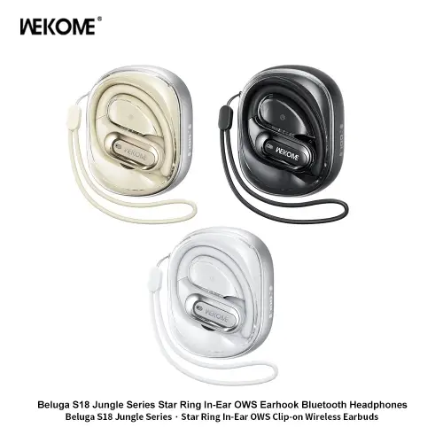 WEKOME Beluga S18 In Ear OWS Clip On Wireless  Earbuds - View 2