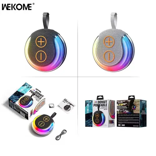 WEKOME WD10 RGB Donut Portable Wireless Bluetooth Speaker - View 2