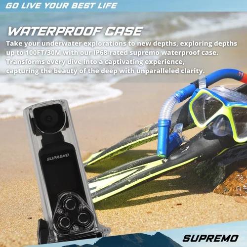 Supremo Ultra HD Pocket Waterproof Case - Clear - View 3