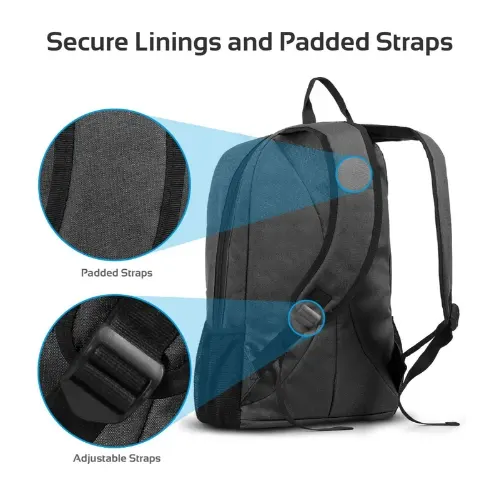 Promate Alpha-BP Durable Anti-Theft 15.6 Inches Laptop Backpack with Large Secure Compartment - View 2