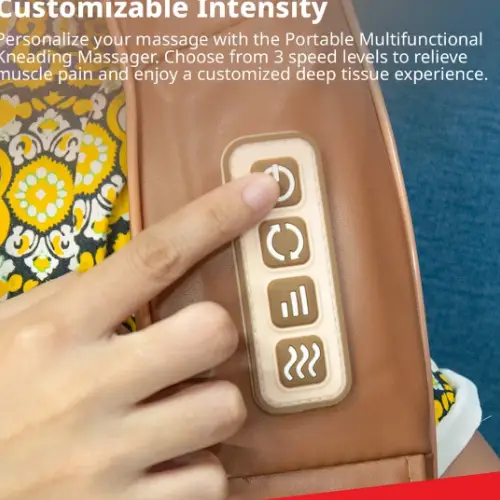 Atmos Fit Portable Multifunctional Kneading Massager - Cozy Mahogany - View 4
