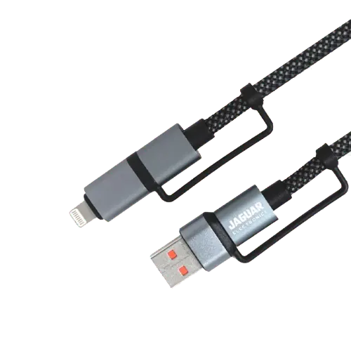 Jaguar Electronics CG92 60W PD/QC 1.2 Meter 4-in-1 Fast Charging Data Cable - View 4