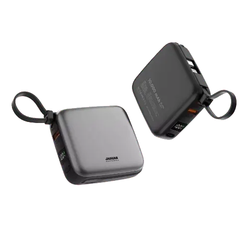 Jaguar Electronics PB190 10000mAh 22.5W PD/QC 3.0 Fast Charging Power Bank With Built-in Cables