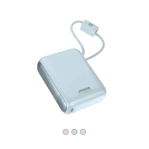 Jaguar Electronics PB191 10000mAh 35W PD/QC 3.0 Power Bank With Built-in Cables