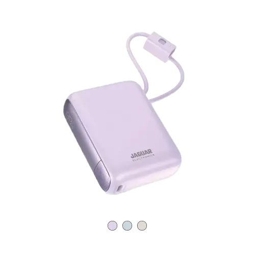 Jaguar Electronics PB191 10000mAh 35W PD/QC 3.0 Power Bank With Built-in Cables - View 2
