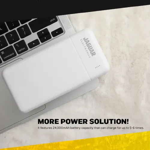 Jaguar Electronics PB240 24000mAh Power Bank Dual USB Output - View 2