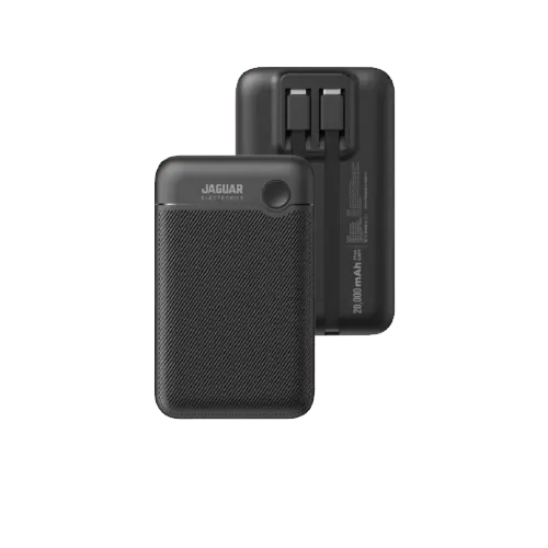 Jaguar Electronics PB290 20000mAh 22.5W PD/QC 3.0 Power Bank With Built-in Cables