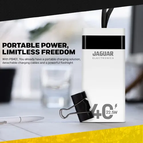 Jaguar Electronics PB401 40000mAh QC3.0 + PD Digital Display Power Bank 22.5W - View 4
