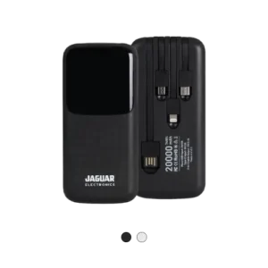 Jaguar Electronics PB607 20000mAh Power Bank with Charging Cable