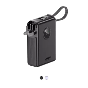 Jaguar Electronics PB900 10000mAh 22.5W PD/QC 3.0 Power Bank With Plug and Built-in Cable