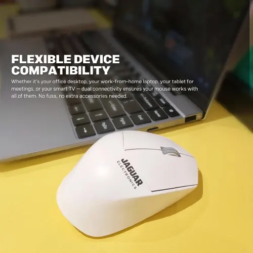 Jaguar Electronics PR24 Dual Mode 2.4GHz and Bluetooth Optical Wireless Mouse - View 3