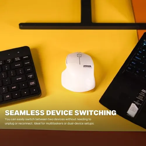 Jaguar Electronics PR24 Dual Mode 2.4GHz and Bluetooth Optical Wireless Mouse - View 2
